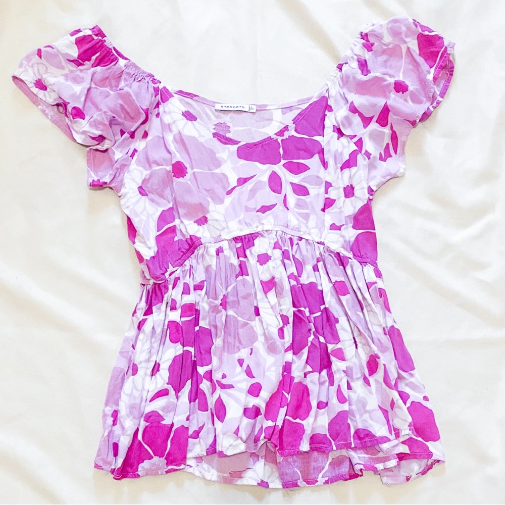 Staccato Floral Top